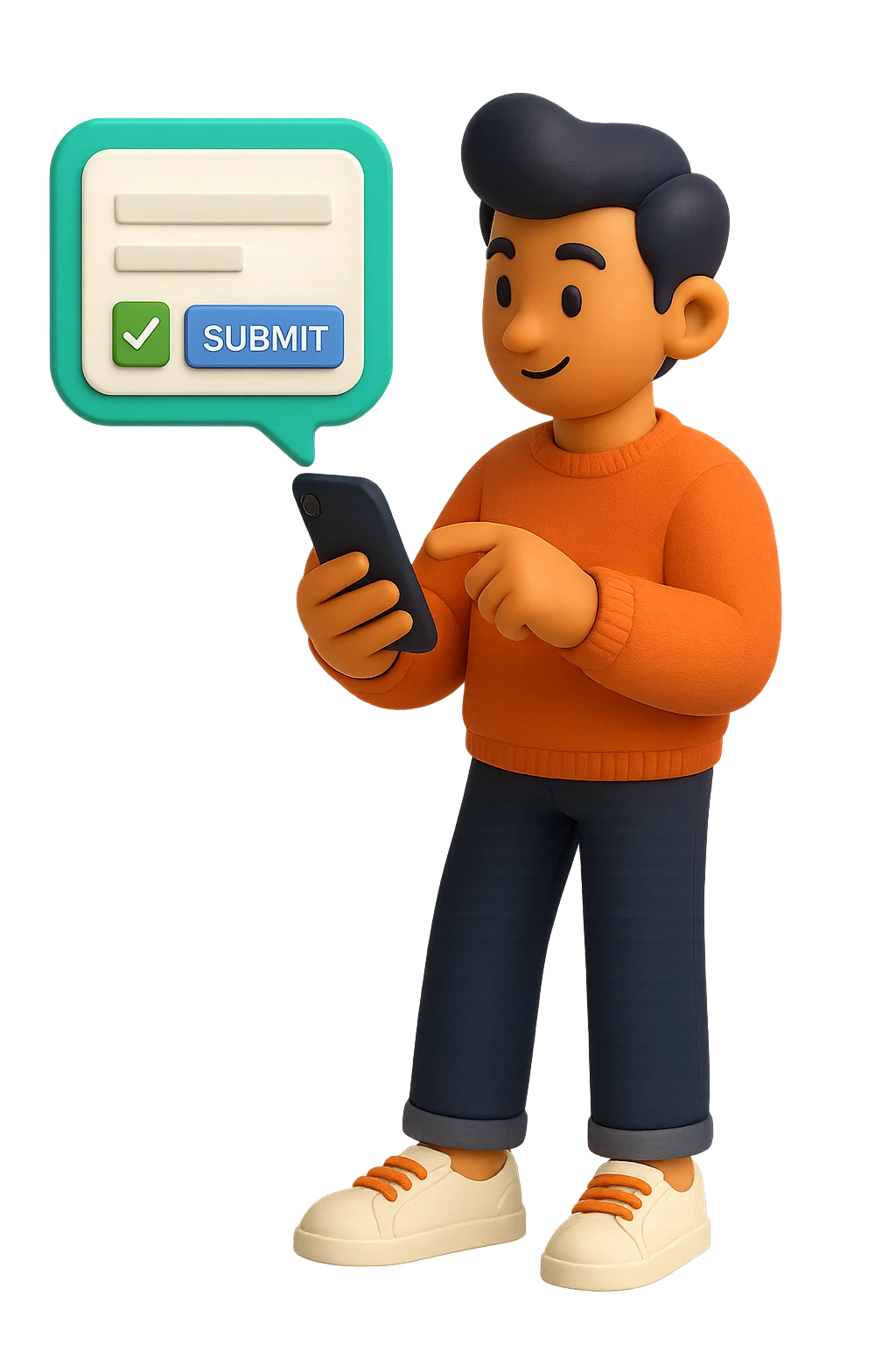 Step 1: User on a website